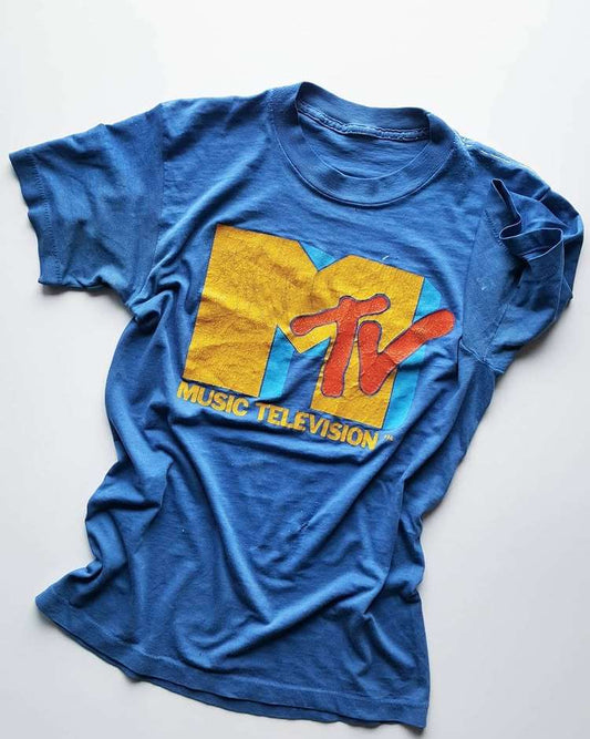 Vintage 80's Single Stitch MTV T-shirt