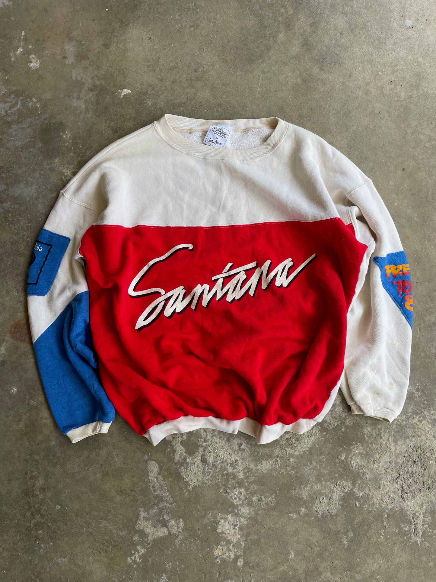 Santana Freedom Tour '87 Custom Patchwork by Jackie Harris