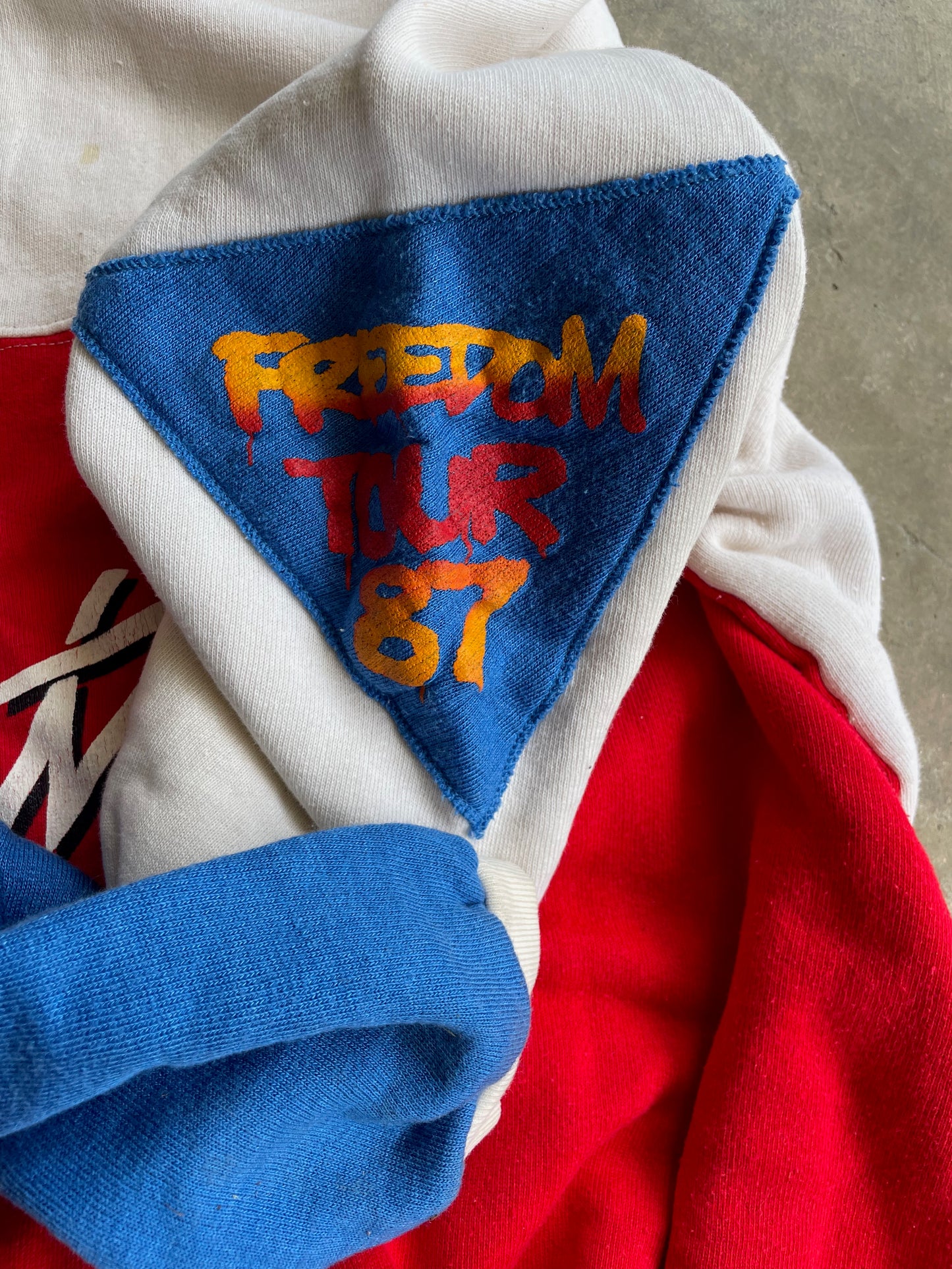 Santana Freedom Tour '87 Custom Patchwork by Jackie Harris
