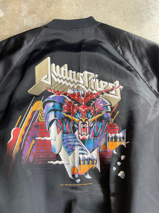 '84 Judas Priest Defenders Of Faith Satin Bomber